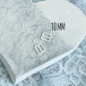 Регулятор для бретели белый (холодный белый) металл 10 мм цв.102, 1 шт. (072-010-102)