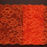Оранжевое эластичное кружево 22 см цв.586, 1 м (001-008-586) 