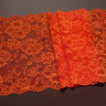 Оранжевое эластичное кружево 22 см цв.586, 1 м (001-008-586) 