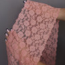 Персиковое эластичное кружево 18 cм цв386 (Р001-203-386)