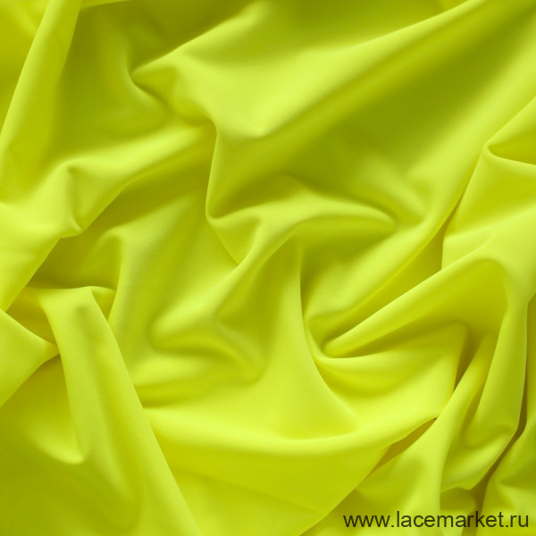 Желтый неоновый матовый бифлекс Италия 190 гр/м2 цв.960, 1 м (040-001-960)