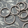 Кольцо для бретели серебристый пион металл 20 мм цв.825, 1 шт (071-020-825)