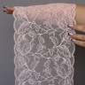 Персиково-розовое эластичное кружево 21,5 см цв.886 (Р001-120-886) 