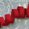 Отделочная резинка для нижнего белья красная 9 мм цв 516, 1 м (003-009-516)  