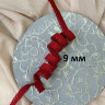 Отделочная резинка для нижнего белья красная 9 мм цв 516, 1 м (003-009-516)  