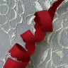 Отделочная резинка для нижнего белья красная 12 мм цв.516, 1 м (003-012-516)  