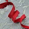 Отделочная резинка для нижнего белья темно-красная 8 мм цв 516, 1 м (003-008-516) 